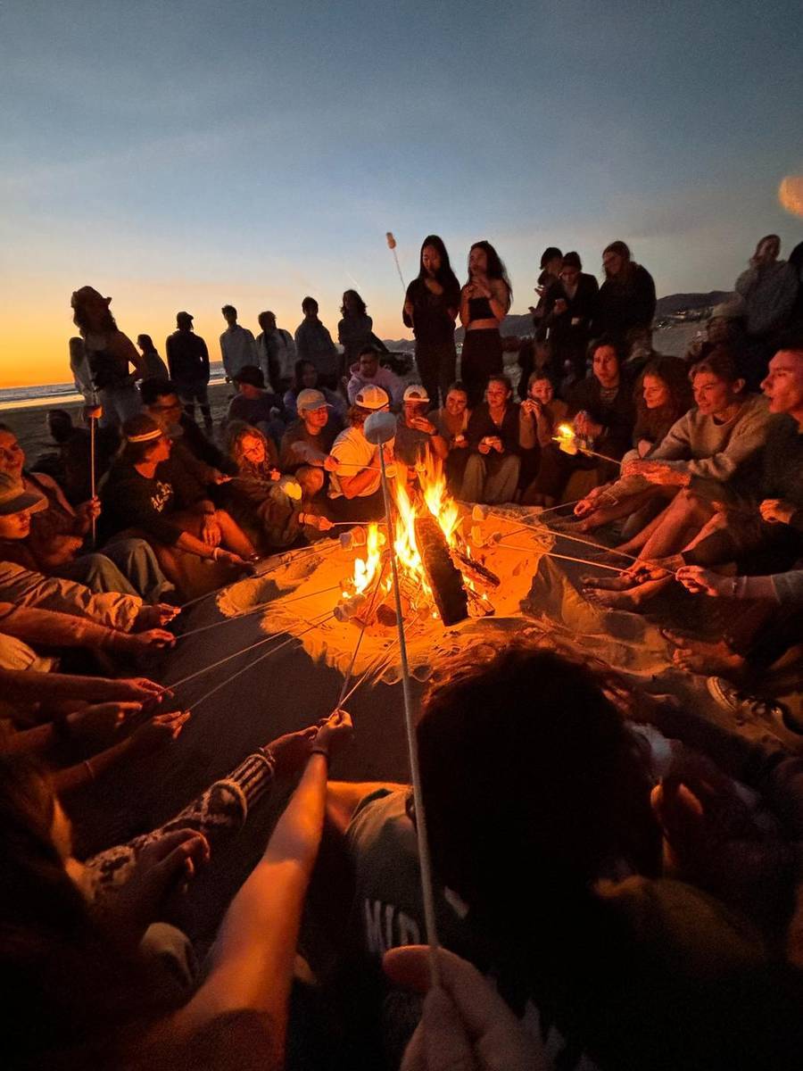 Community bonfire